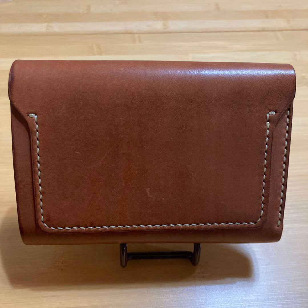 三つ折り財布　MOTO レザー