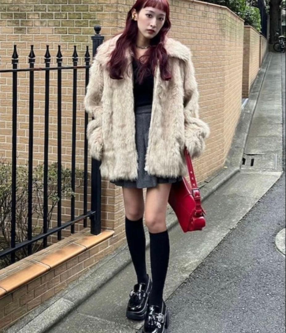 BIG COLLAR FUR COAT ビッグカラー ファーコート
