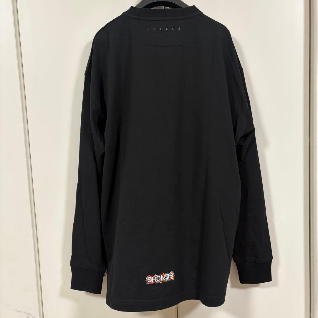 CRONOS ブラック 長袖カットソー M