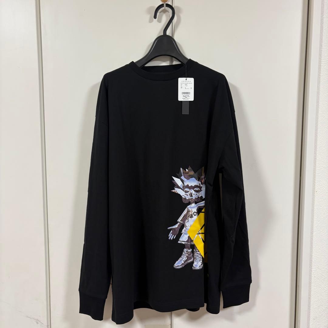 CRONOS ブラック 長袖カットソー M