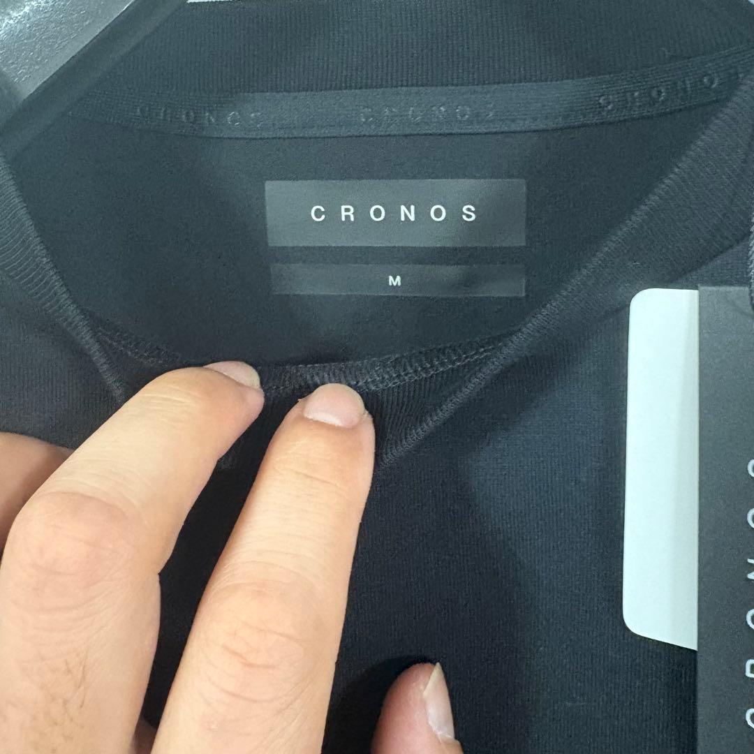 CRONOS ブラック 長袖カットソー M