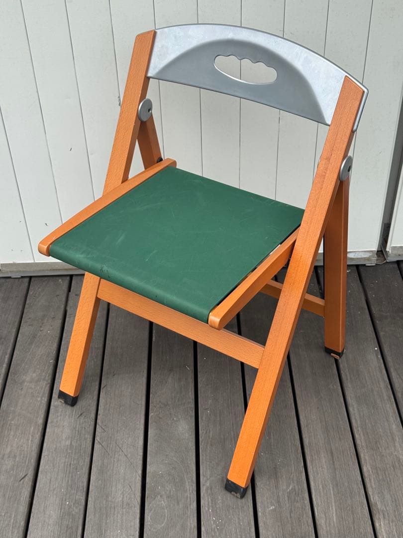 1990's ミッドセンチュリー ポストモダン 折りたたみチェア 2脚セット