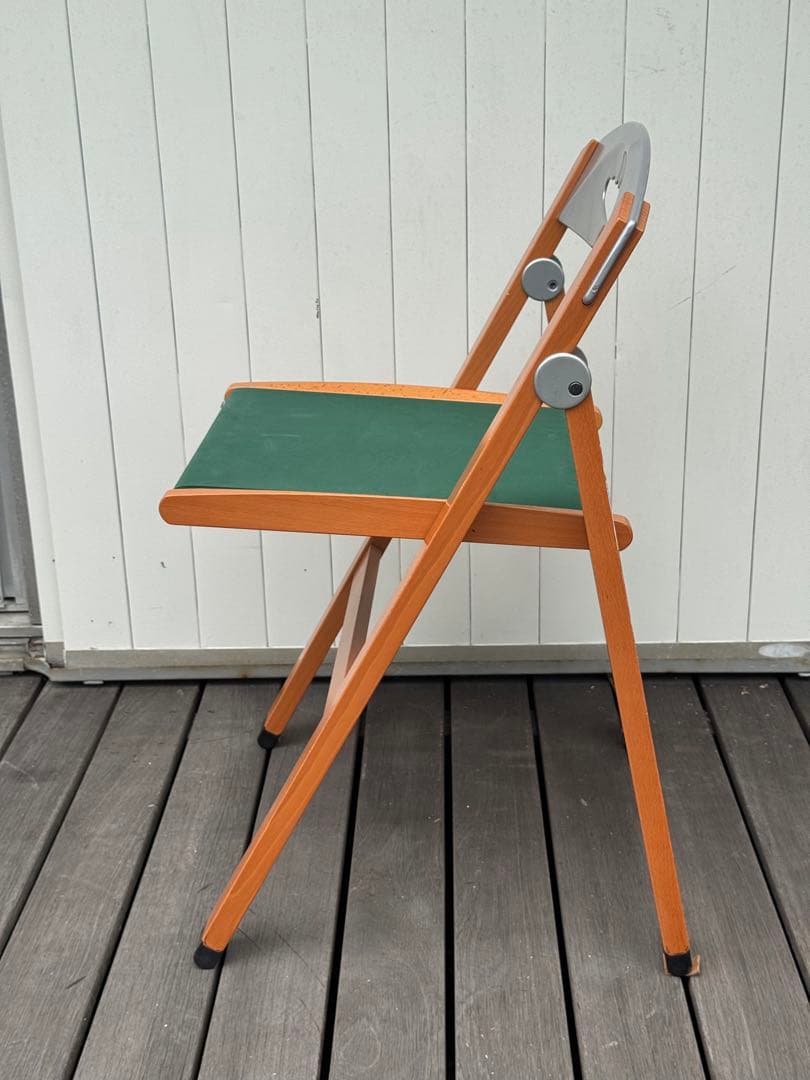 1990's ミッドセンチュリー ポストモダン 折りたたみチェア 2脚セット