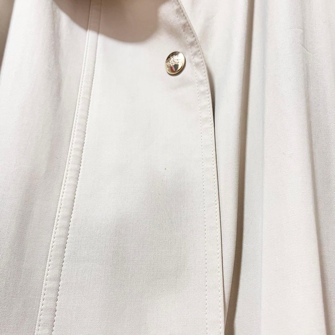 バーバリー 金ボタン ロングコート フード ノバチェック 金タグ ホースロゴ