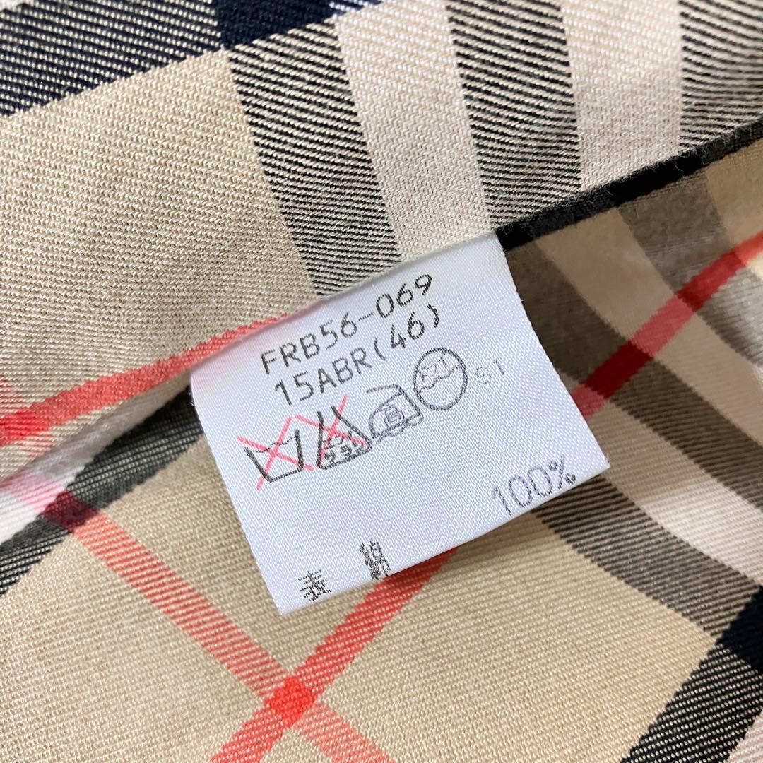 バーバリー 金ボタン ロングコート フード ノバチェック 金タグ ホースロゴ