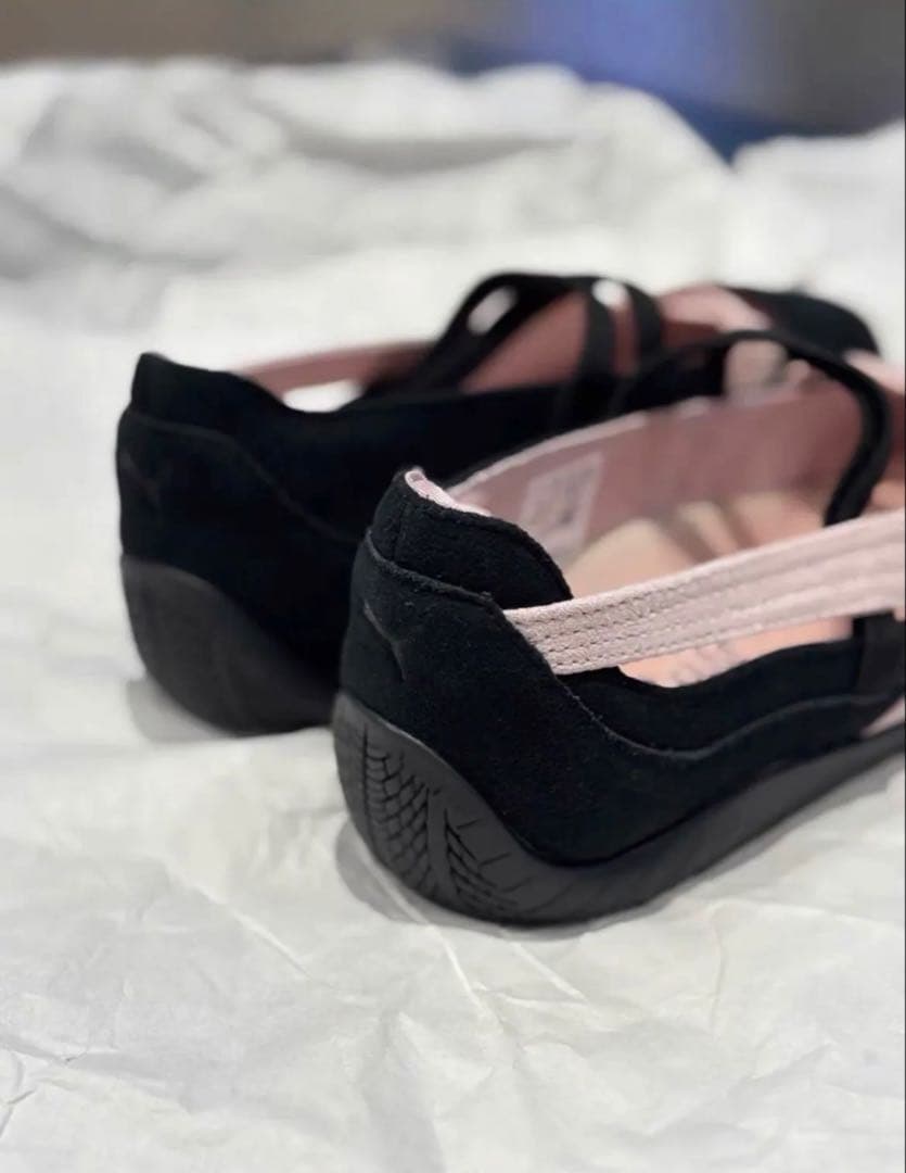 新品未使用 PUMAスピードキャット バレエ 黒 メアリージェーン 23cm