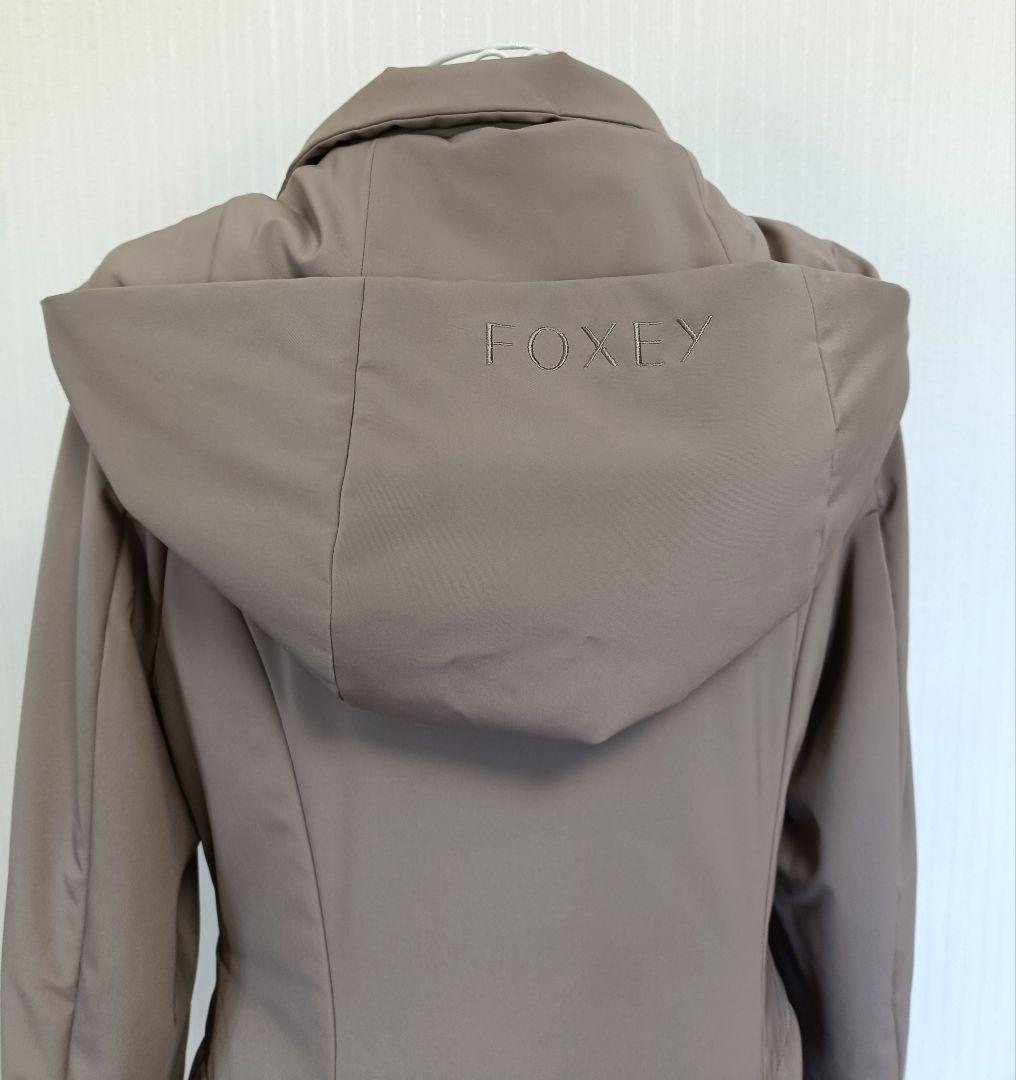 ☆フォクシーニューヨーク2way中綿コートライトブラウン希少42☆
