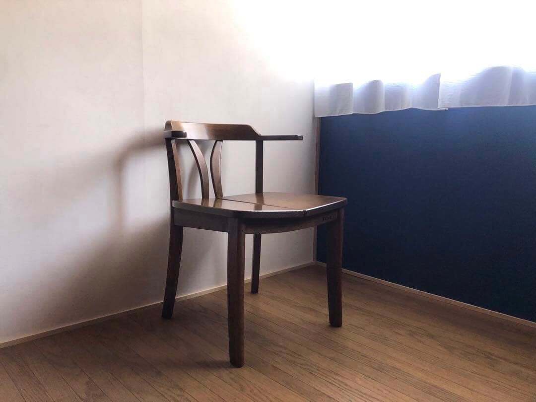 飛騨家具 浜本工芸 アームチェア⑤ 肘掛け 安楽椅子 楢無垢材 民藝家具 古民家