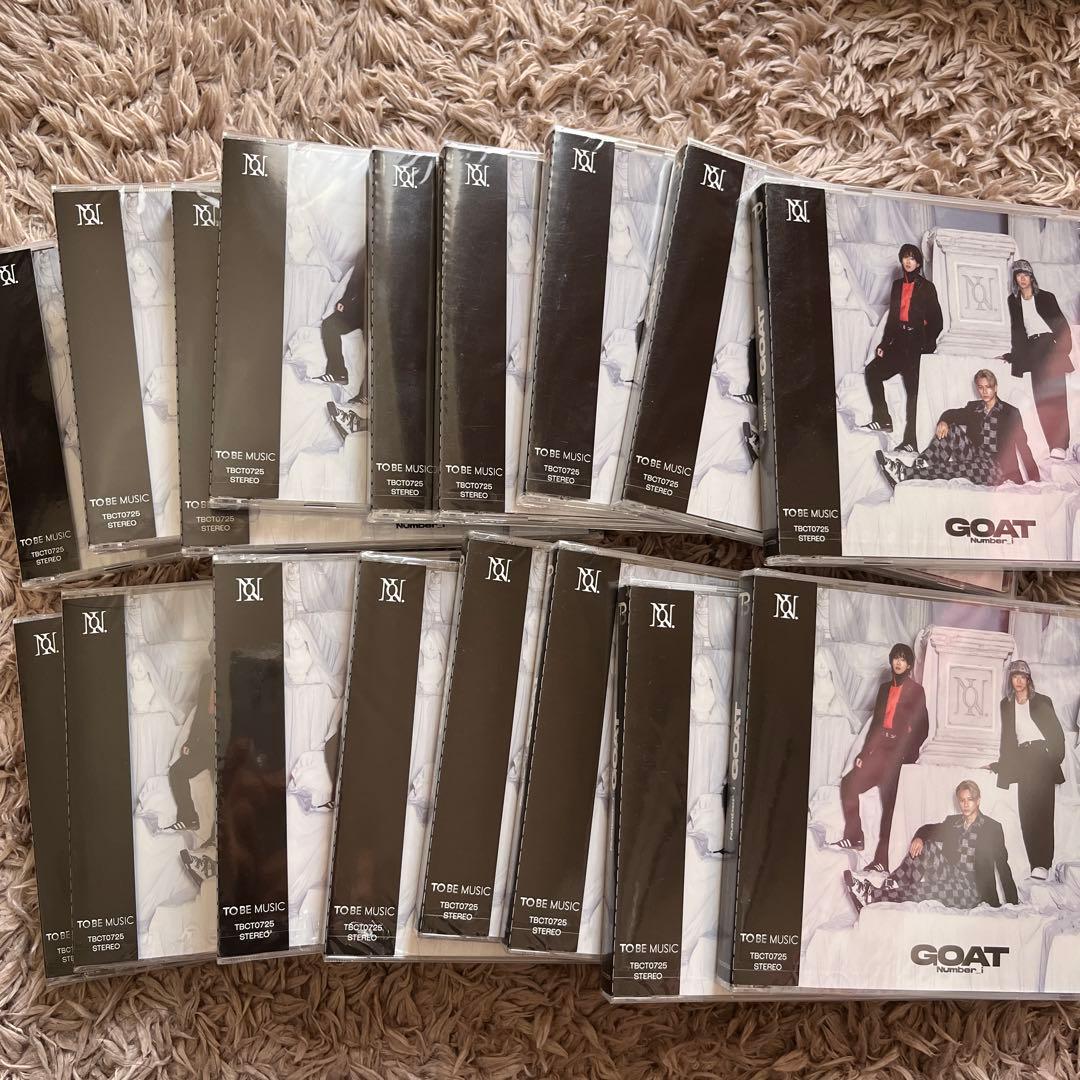 GOAT 通常版CD まとめ売り number_i 未開封