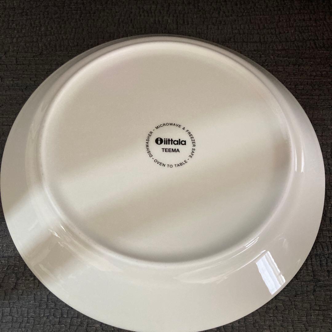 イッタラ　ティーマ　プレート21㎝　ホワイト　4枚セット