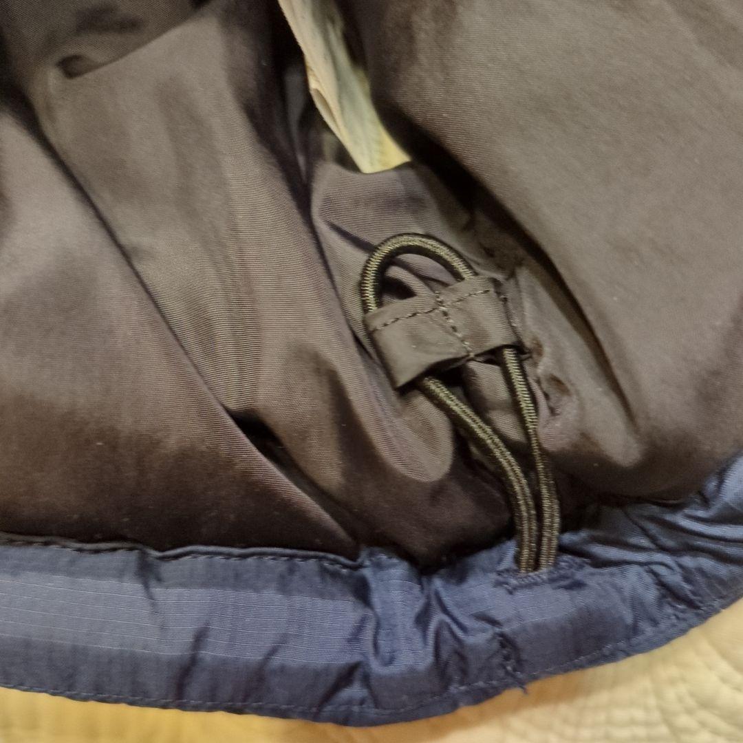 極美品　 ザノースフェイス　ヌプシジャケット　ネイビー×ブラック　キッズ　150