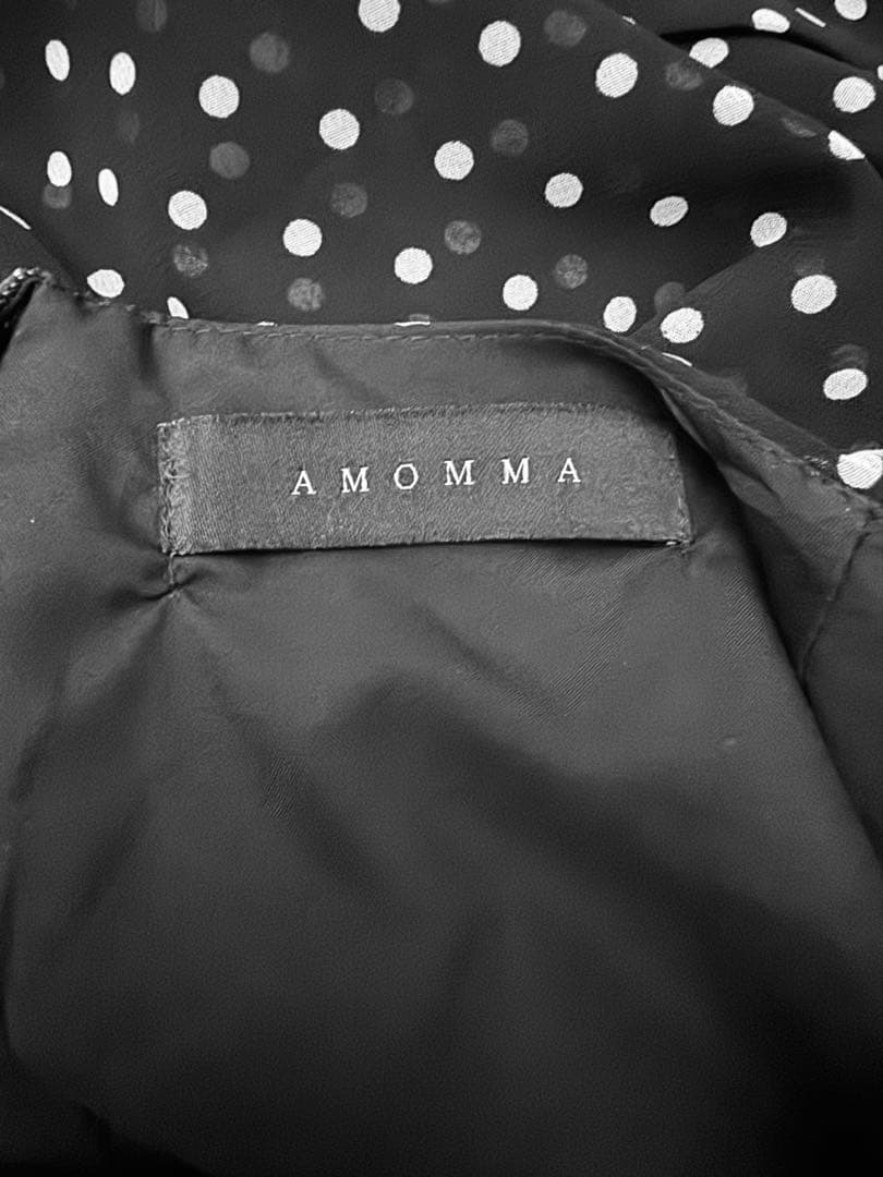 Mi様　Amomma アモマ　最新品切れ中　ドット柄マキシドレス