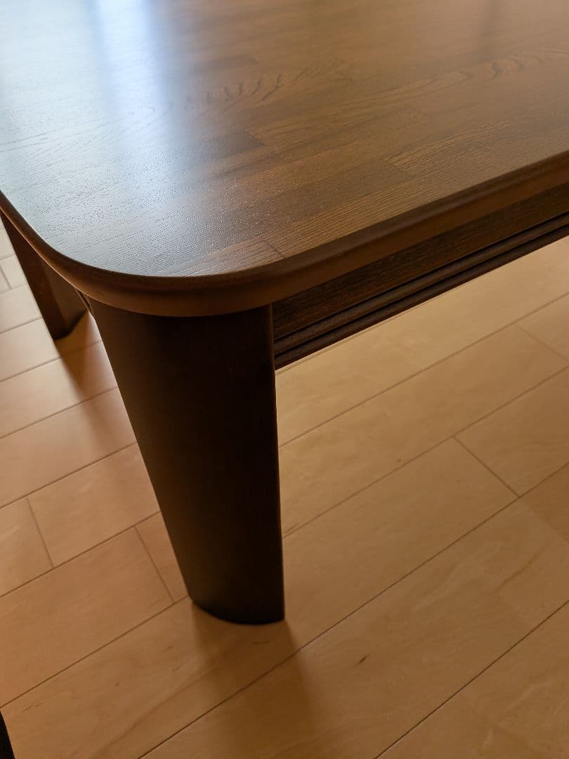 ローテーブル 引き出し付き リビングテーブル ダークブラウン