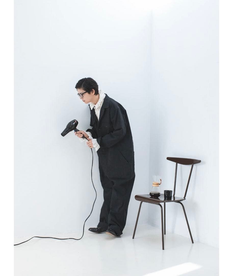 fofofofa yarmo オールインワン Sサイズ　黒　完売新品タグ付