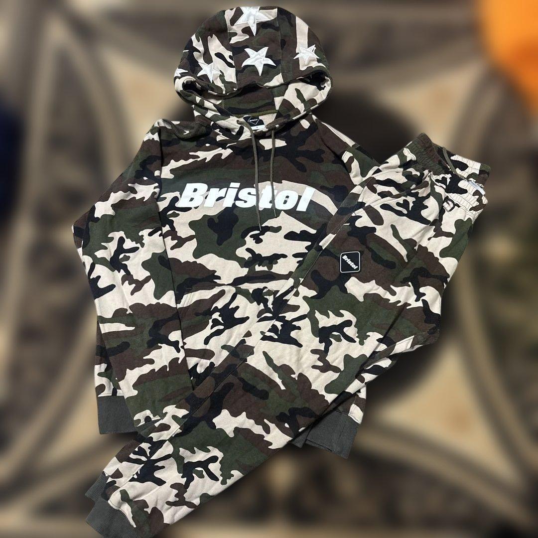 Bristol 迷彩柄 フード付きカットソー 　セットアップ