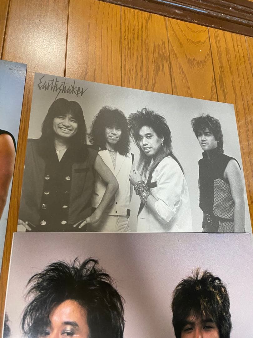 【帯付・クリア盤・完品】EARTHSHAKER LP
