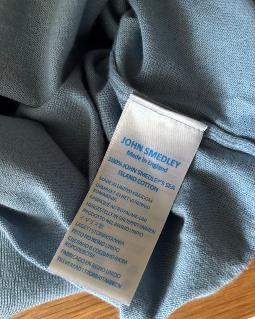 タグ付き! JOHN SMEDLEY ニットポロ