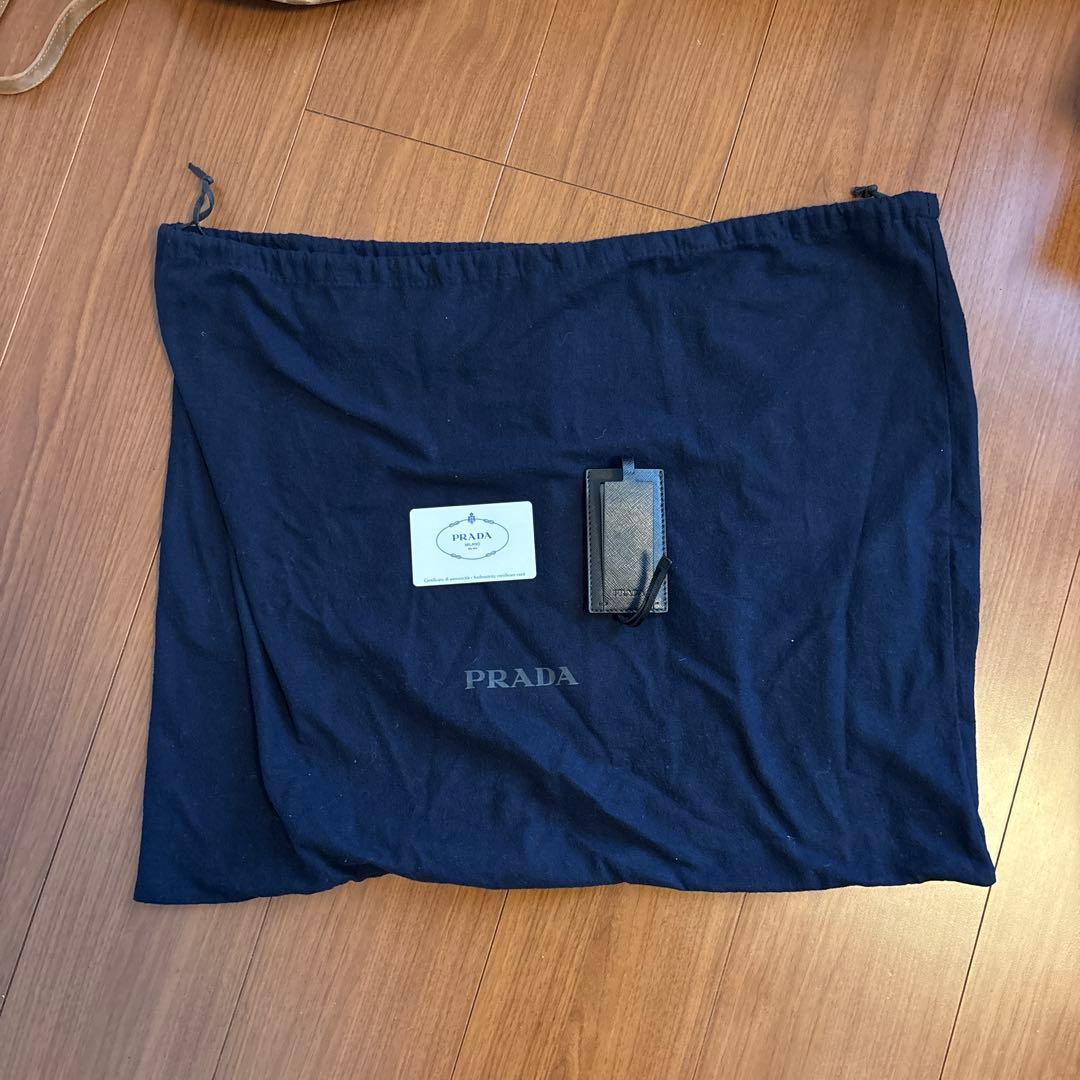 プラダ　あんしん鑑定済　パックパック　2VZ135 ブラック　サフィアーノレザー