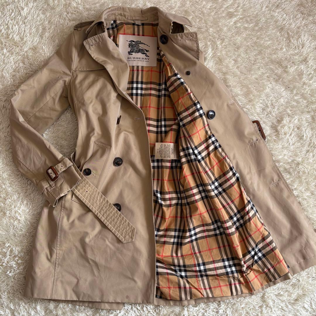 バーバリートレンチコート ESTABLISHED1856 ノバチェック ベルト