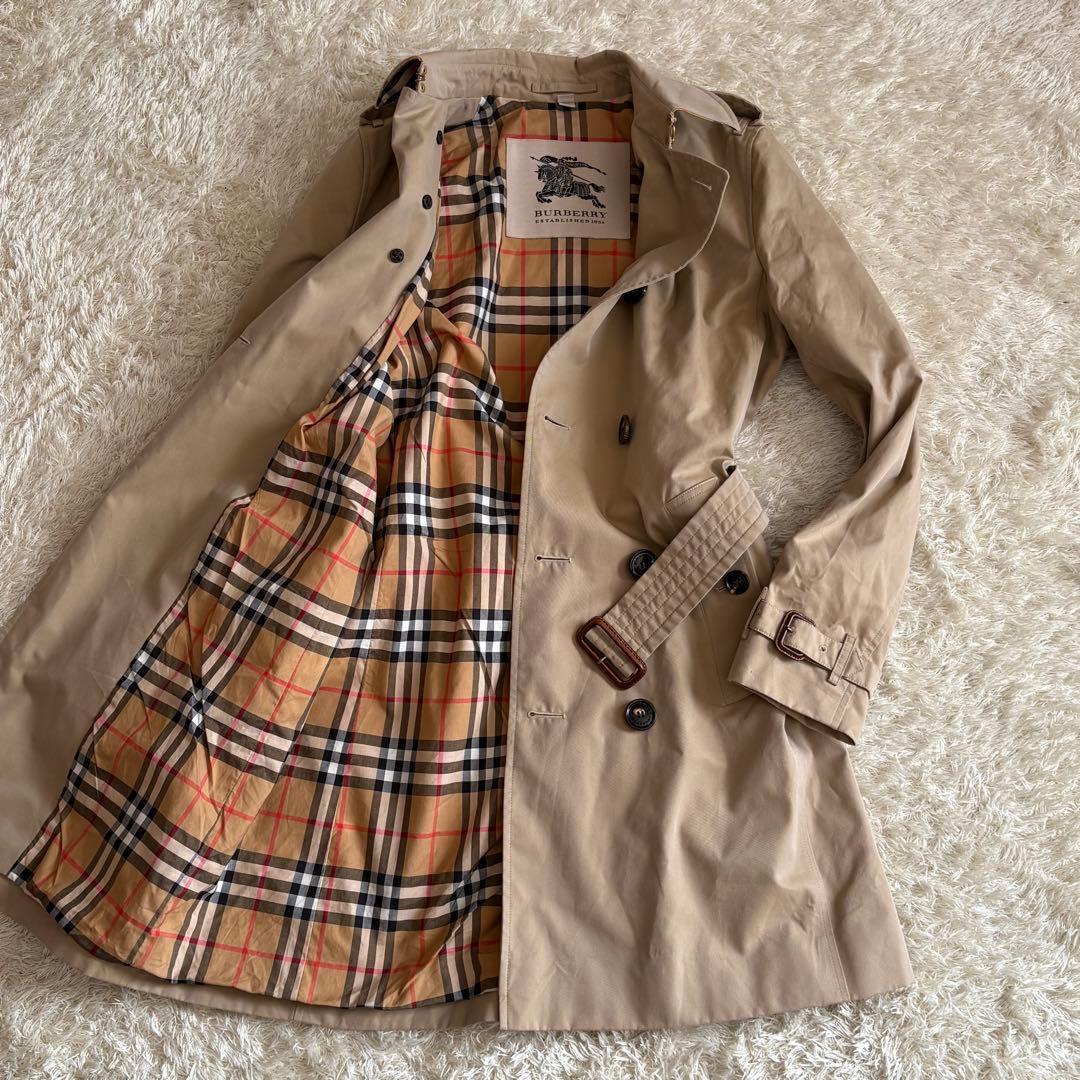バーバリートレンチコート ESTABLISHED1856 ノバチェック ベルト