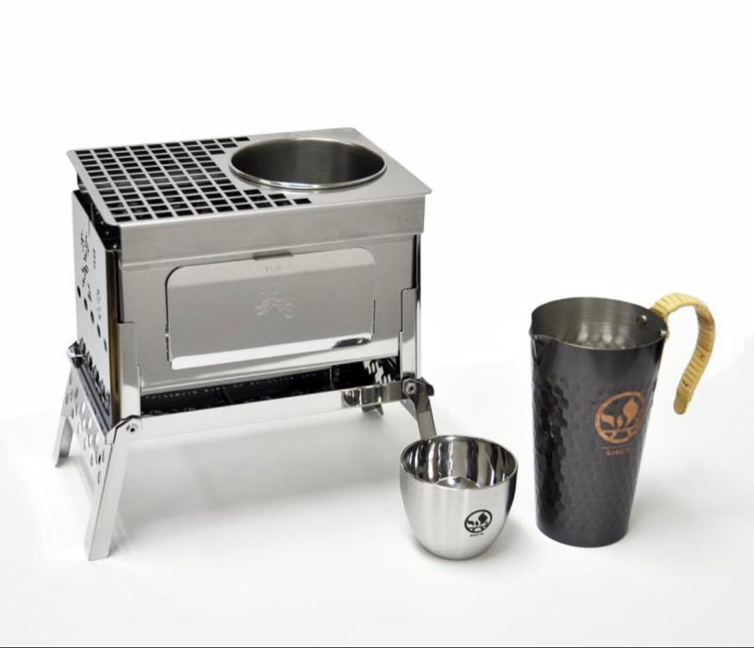 【新品未使用】笑's・B-6君カン(燗)グリル・4点セット