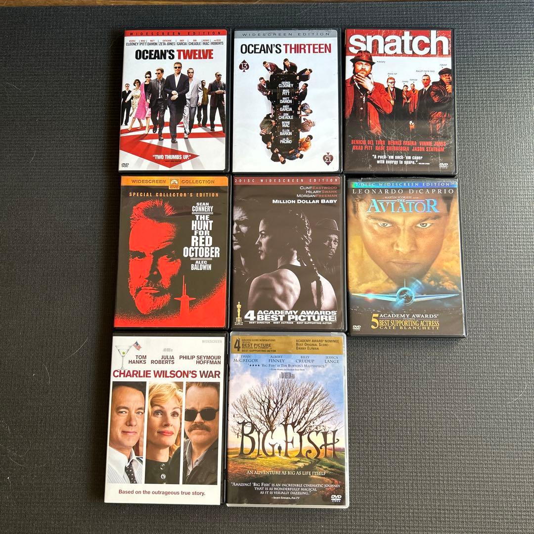 【アメリカ購入】リージョン1 映画DVD詰め合わせ 8本セット