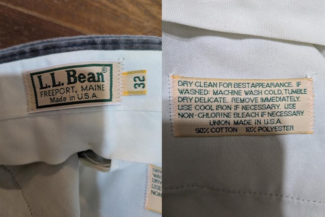 ★新品80sUSA製W85LLbeanコーデュロイパンツ/フリスコBEN黒チビ