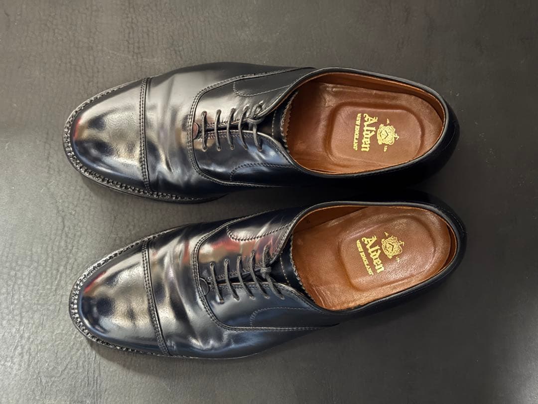 Alden 9071 黒 ドレスシューズ 7 1/2 E コードバン