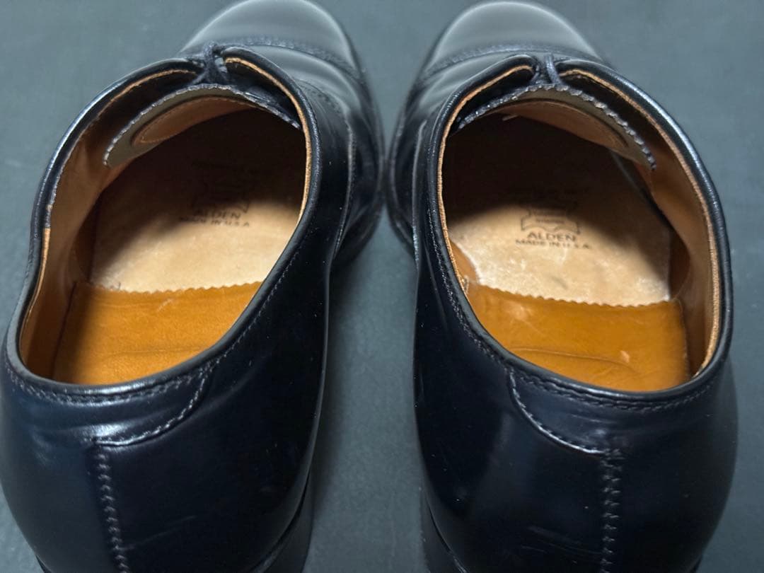 Alden 9071 黒 ドレスシューズ 7 1/2 E コードバン