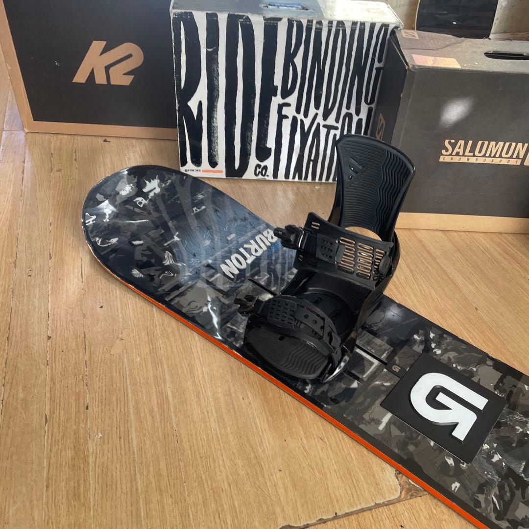 BURTON×HEAD　バートン　スノーボード　ヘッド　バインディング付