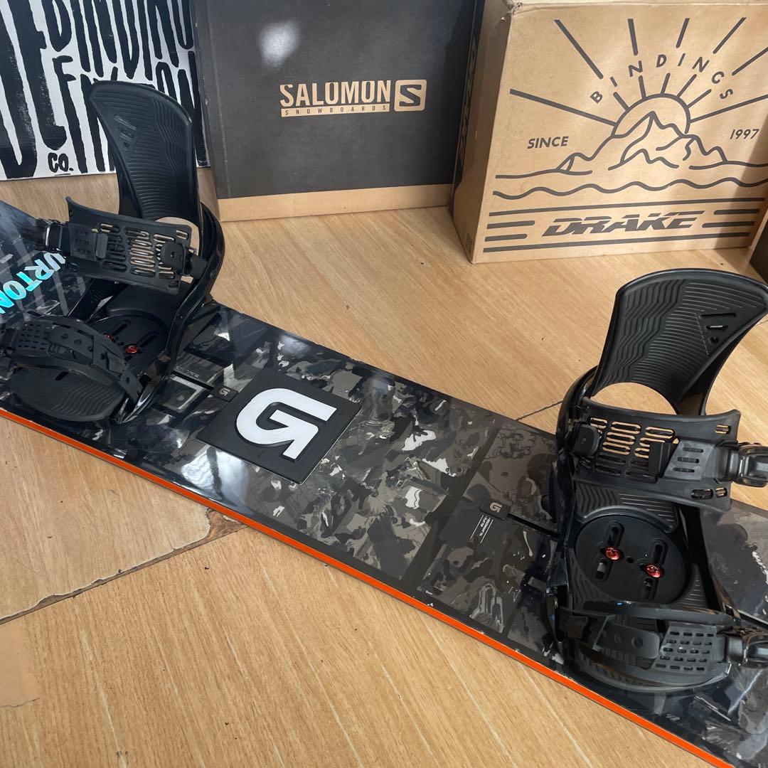 BURTON×HEAD　バートン　スノーボード　ヘッド　バインディング付