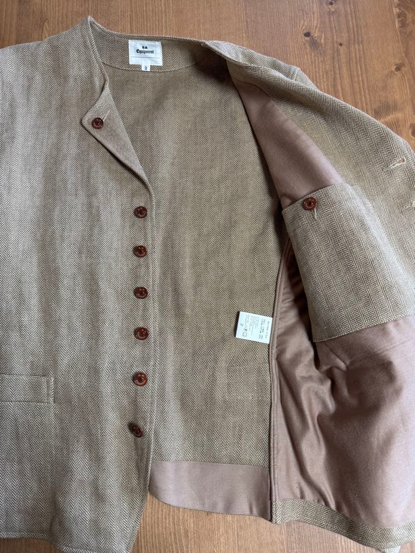 ハバーサック　haversack リネン　ジャケット