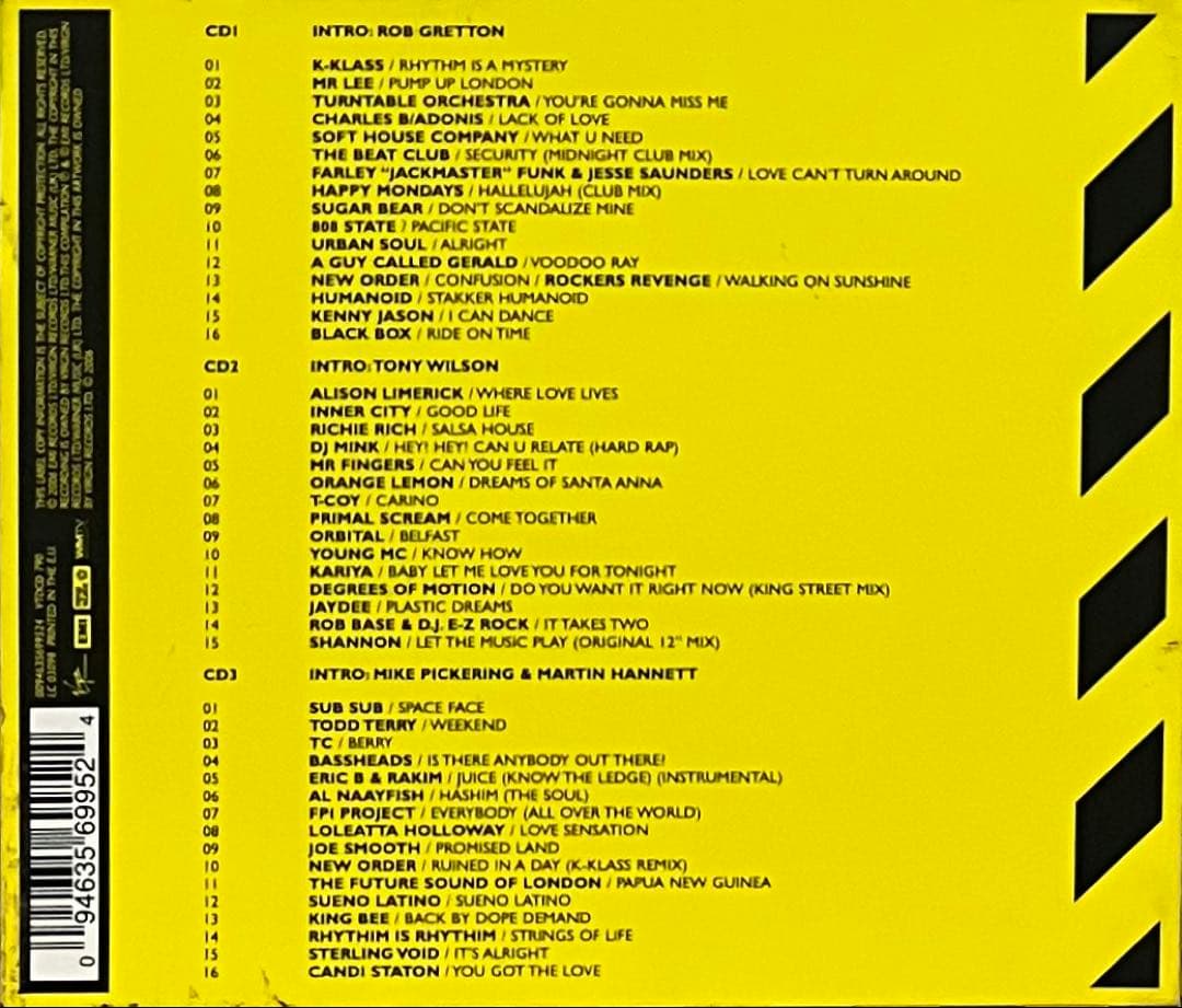 The Haçienda Classics Joy Division 3CD