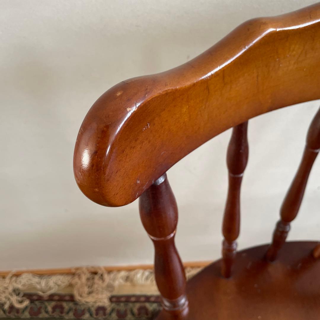 ④ミキモク　ウィンザーチェア　ダイニングチェア　レトロ　アンティーク