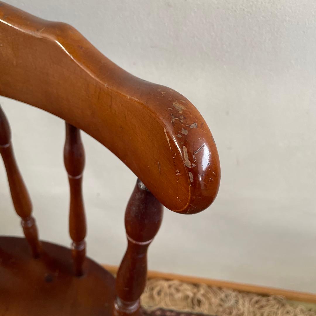 ④ミキモク　ウィンザーチェア　ダイニングチェア　レトロ　アンティーク