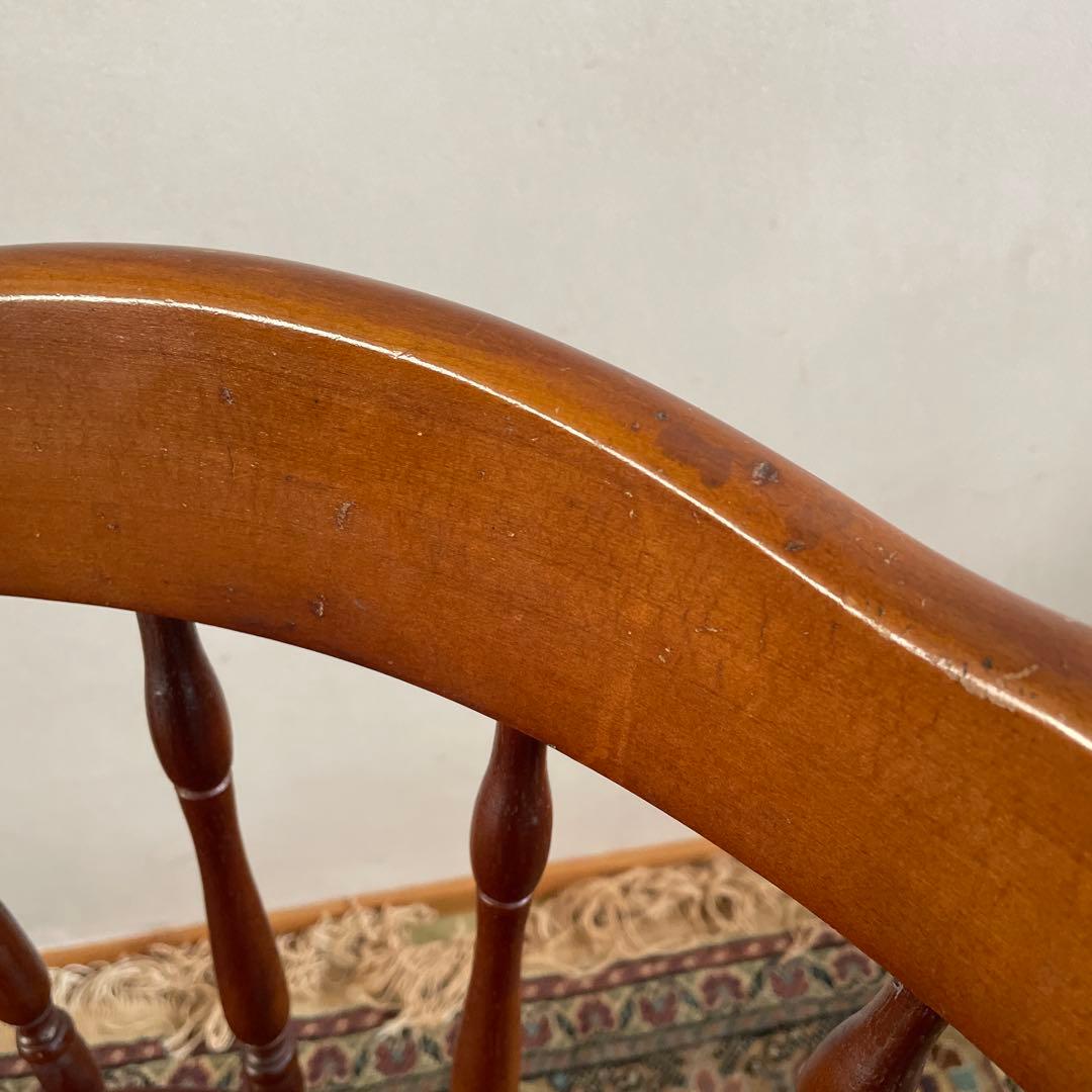 ④ミキモク　ウィンザーチェア　ダイニングチェア　レトロ　アンティーク