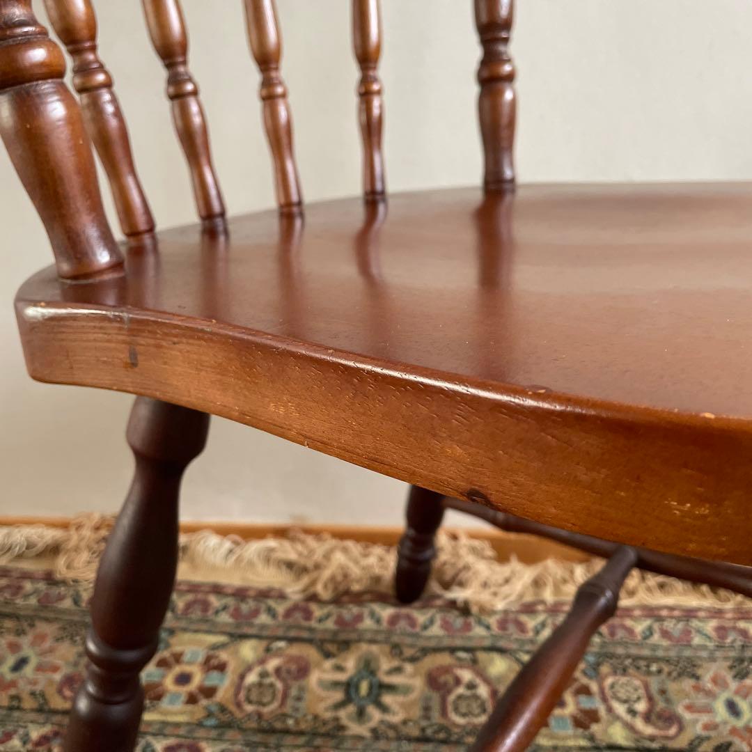 ④ミキモク　ウィンザーチェア　ダイニングチェア　レトロ　アンティーク