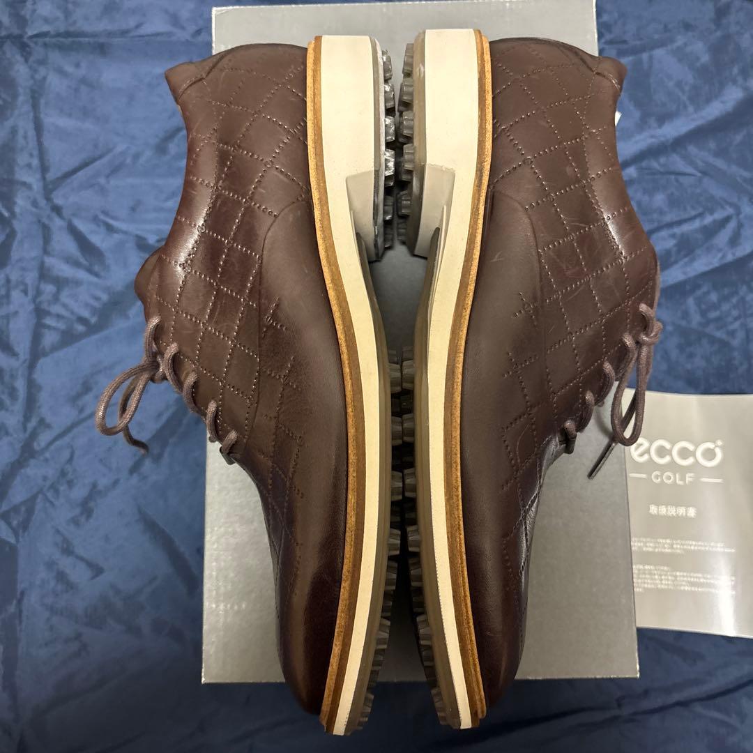 【新品】ecco スパイクレスゴルフシューズ クラシックハイブリッド EU42