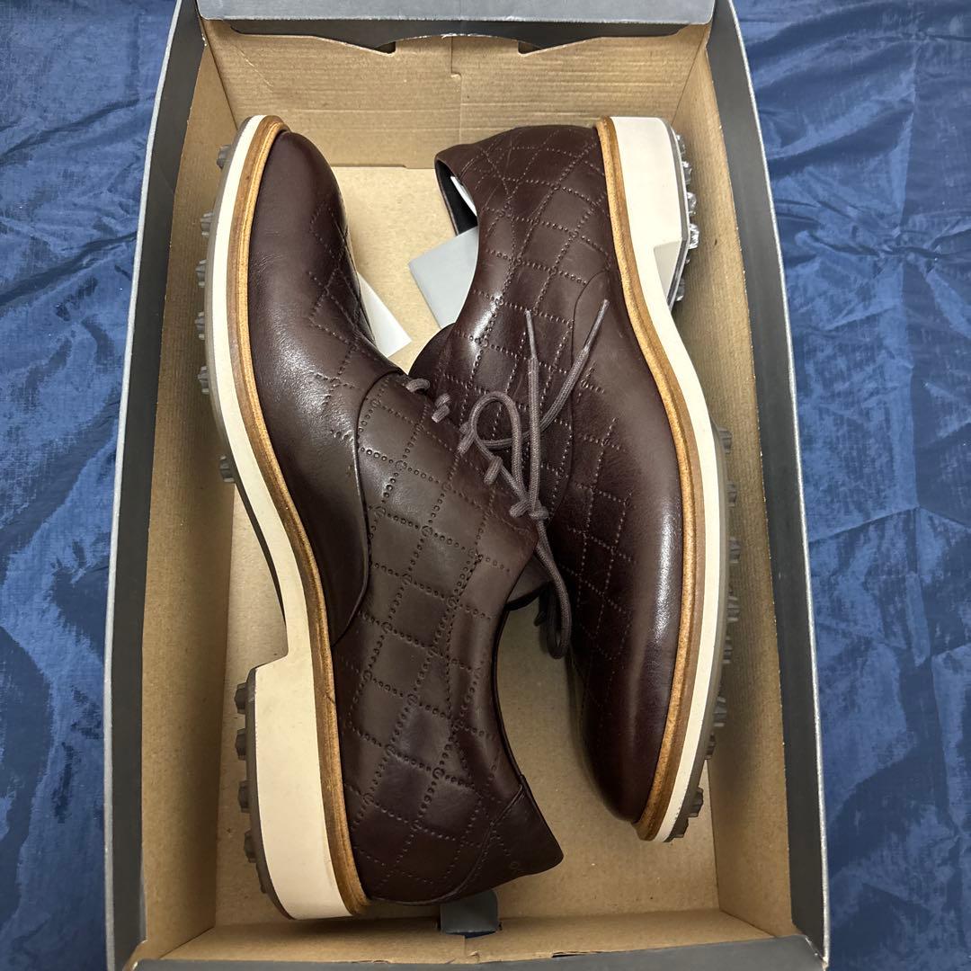 【新品】ecco スパイクレスゴルフシューズ クラシックハイブリッド EU42