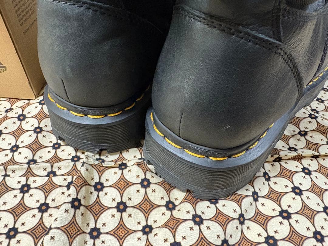 隣*柿様 ドクターマーチンAir Wait 1460 Trinity 黒　UK8