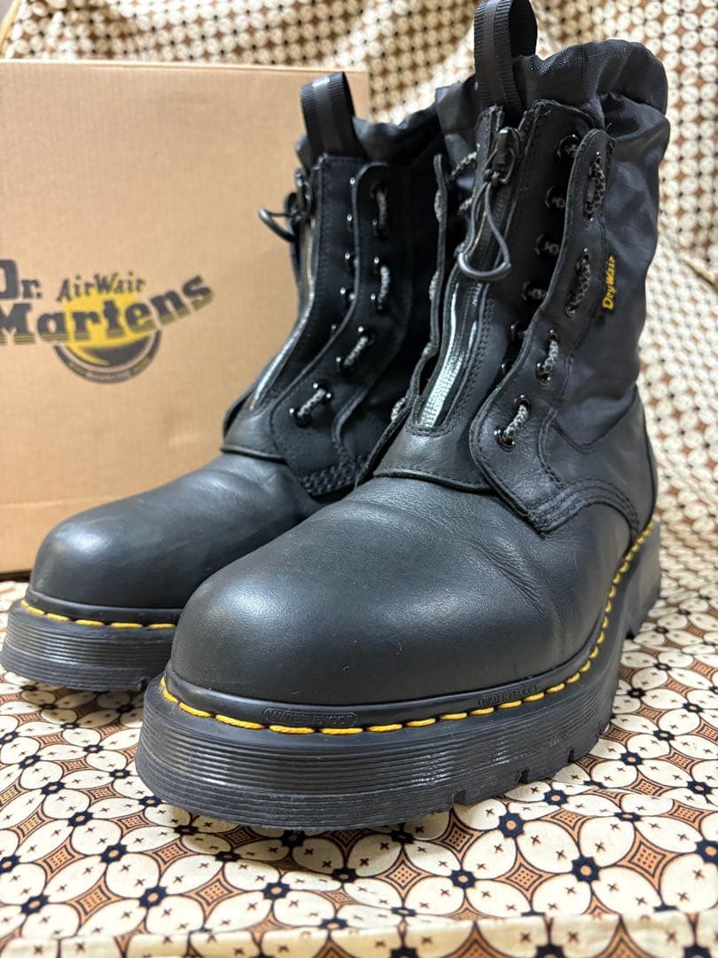 隣*柿様 ドクターマーチンAir Wait 1460 Trinity 黒　UK8