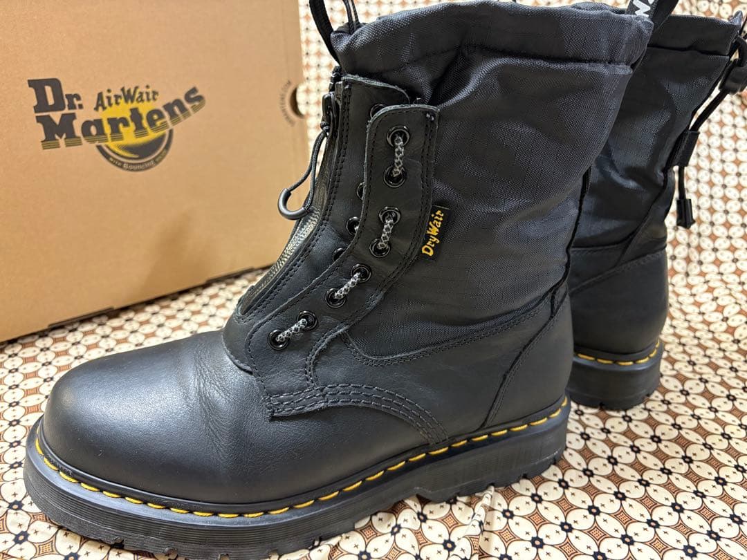 隣*柿様 ドクターマーチンAir Wait 1460 Trinity 黒　UK8