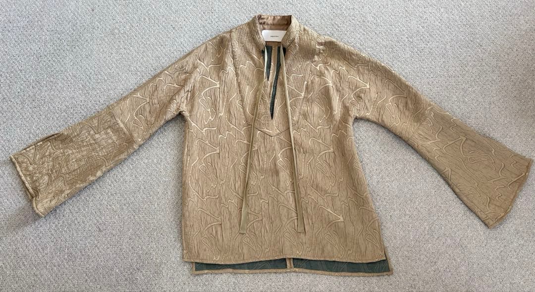 TODAYFUL ジャガードスキッパープルオーバー ベージュ