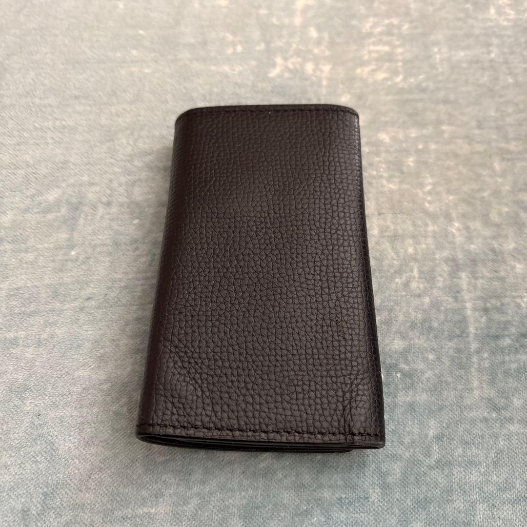 LOEWE ブラック レザー キーケース