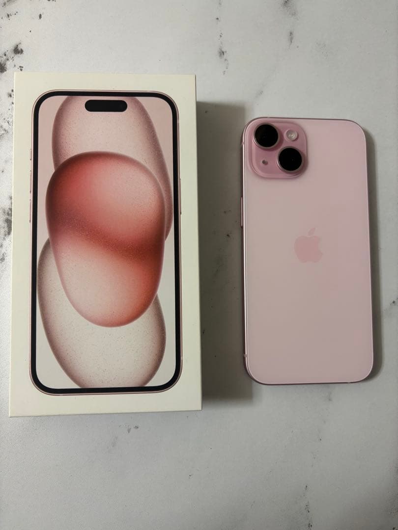 iphone15 256GB ピンク SIMフリー 【画面修理歴あり】