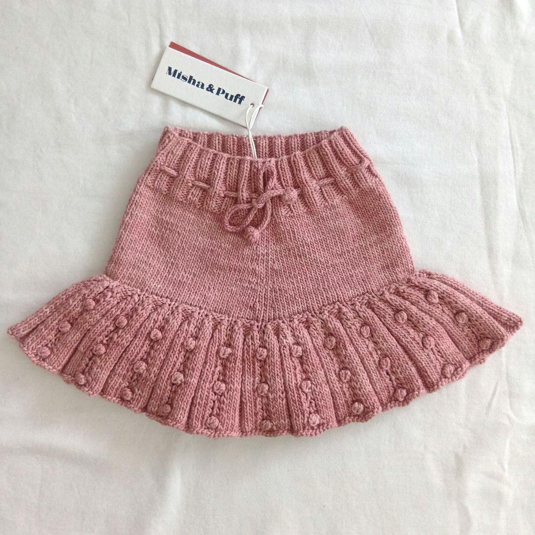 misha&puff■Eyelet Popcorn Skating Skirt