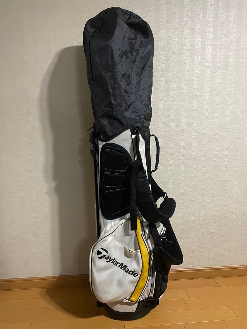 TaylorMade 軽量キャディバッグ ホワイト/ブラック/イエロー