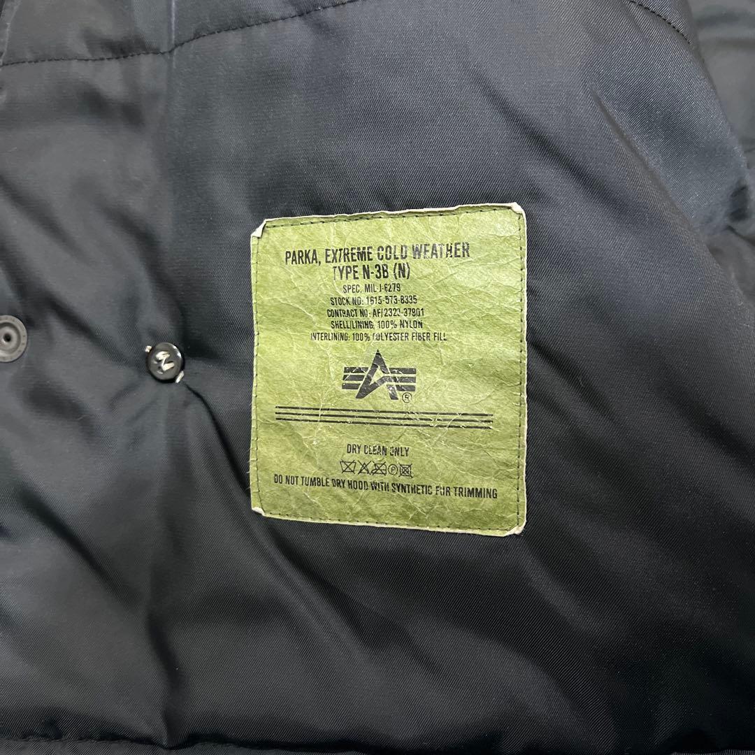 「美品」アルファインダストリーズ　n-3b 50th ブラック