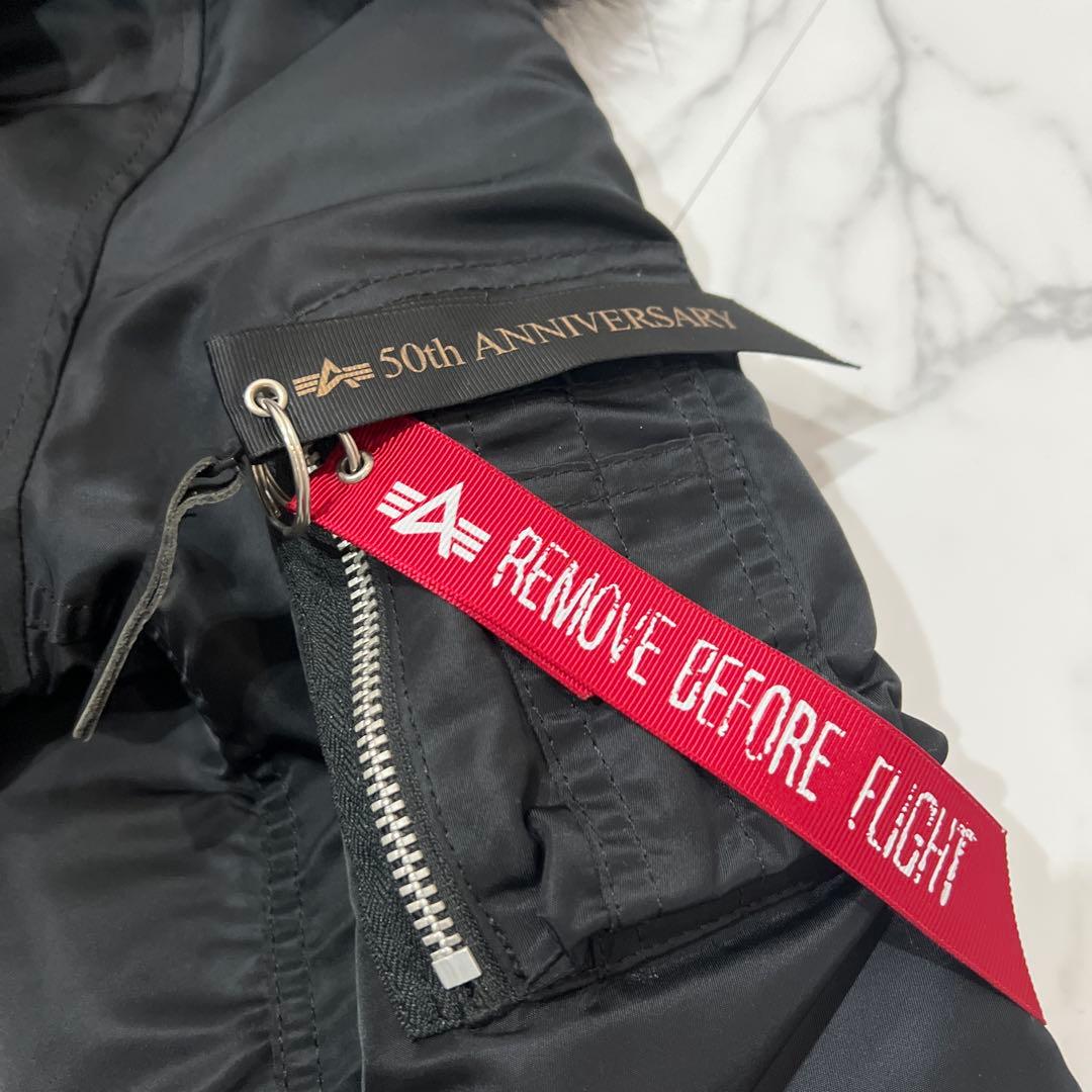 「美品」アルファインダストリーズ　n-3b 50th ブラック