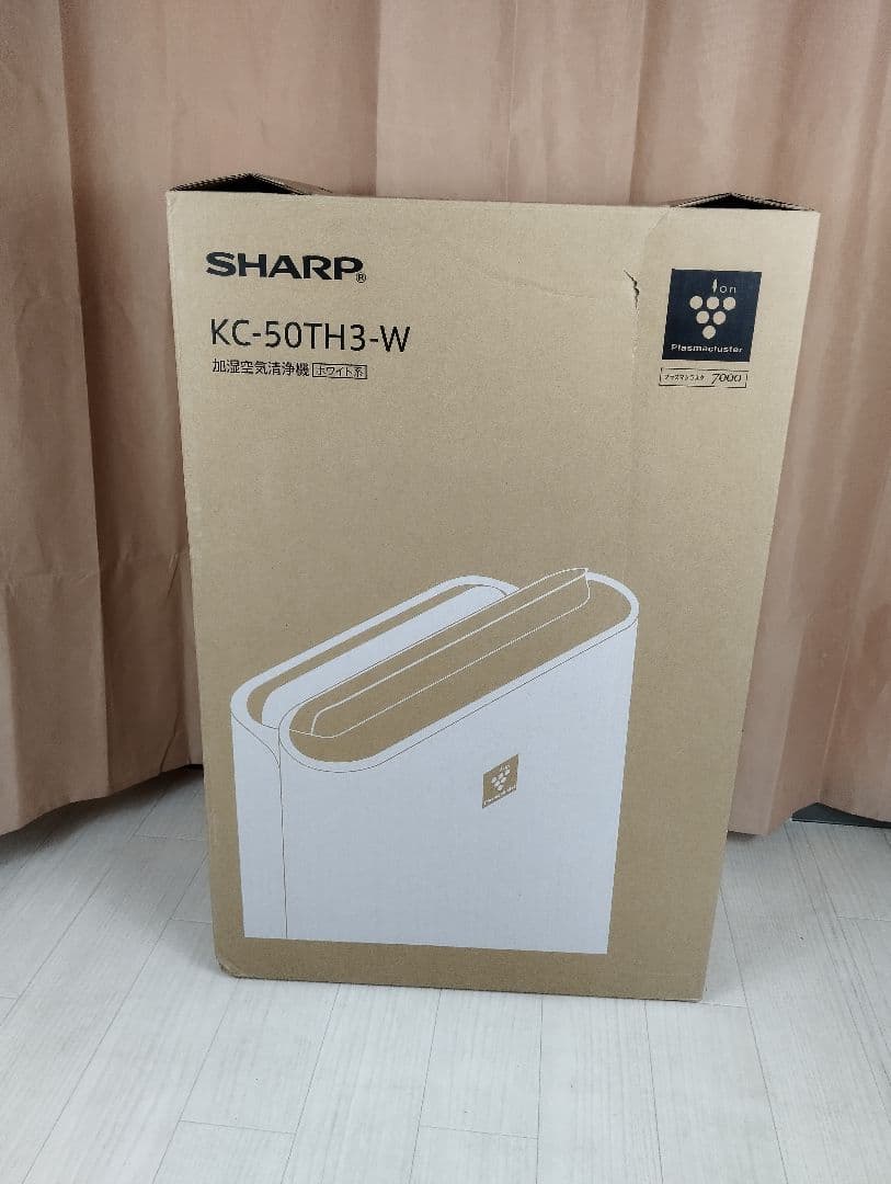 新品　シャープ 加湿空気清浄機 KC-50TH3-W